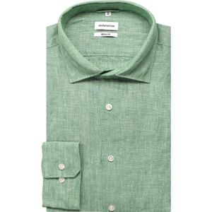 Seidensticker Overhemd lichtgroen, Effen