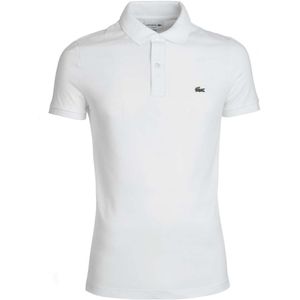 Lacoste Slim Fit Polo shirt Korte mouw wit