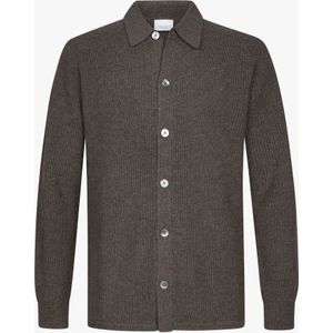 Profuomo Cardigan grijs, Effen