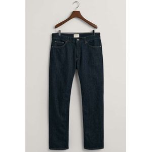 GANT Regular Fit Jeans Marine, Effen