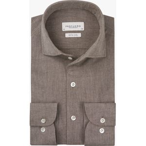 Profuomo Overhemd groen, Effen