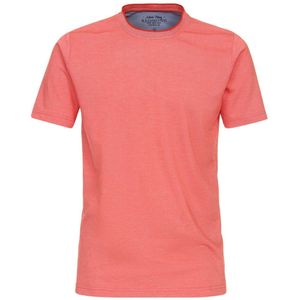 Redmond Casual Regular Fit T-Shirt ronde hals rood, Effen