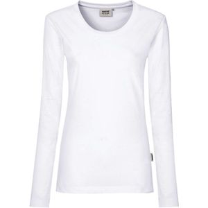HAKRO Dames T-shirt wit, Effen