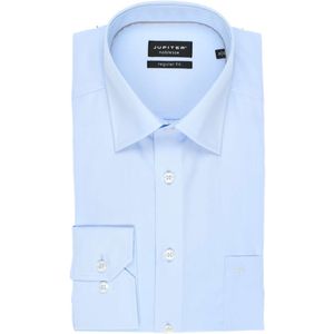 Jupiter Overhemd lichtblauw, Effen