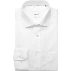 ETERNA Modern Fit Overhemd wit, Effen