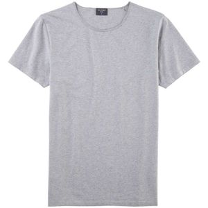 OLYMP Casual Regular Fit T-Shirt ronde hals zilvergrijs, Effen