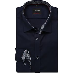Venti Overhemd blauw, Faux-uni