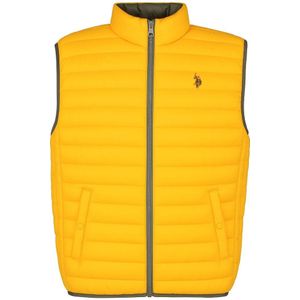U.S. Polo Assn. - Gewatteerd Vest - Donkergeel - 100% Polyester