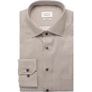 ETERNA Overhemd ML7 (72CM+) beige-bruin