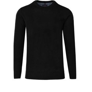 Marvelis Casual Trui ronde hals zwart, Effen