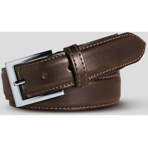 Meyer Stretch Riem donkerbruin, Effen