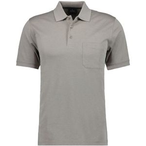 RAGMAN Softknit Polo shirt Korte mouw beige