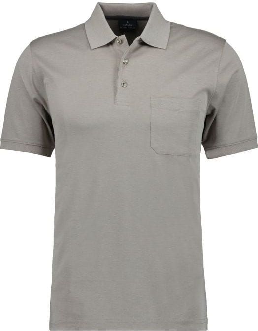 RAGMAN Softknit Polo shirt Korte mouw beige
