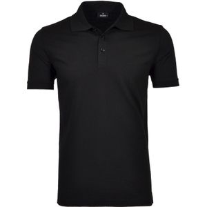 RAGMAN Regular Fit Polo shirt Korte mouw zwart