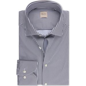 Stenströms Jersey shirt zwart, Gestreept