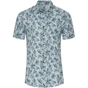 Desoto Slim Fit Jersey shirt blauw/groen, Motief