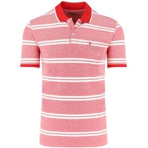 Pierre Cardin Tailored Fit Polo shirt Korte mouw rood