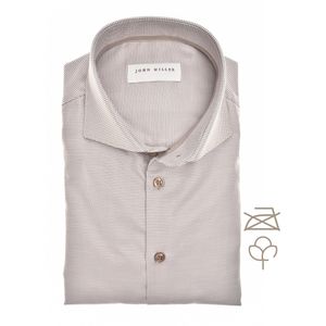 John Miller - Overhemd - Bruin - Geruit