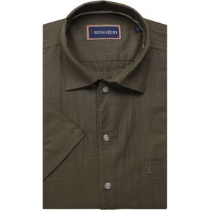 Leonardo by Jupiter Casual Overhemd Korte mouw olijf