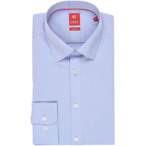 Pure Overhemd lichtblauw, Effen