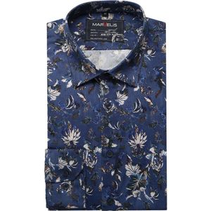 Marvelis - Casual Flanellen Overhemd - Groen - Lange Mouw - 100% Katoen