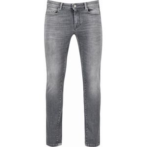 Alberto damesbroek grijs, Effen