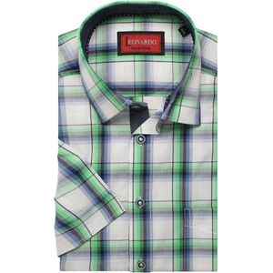Leonardo by Jupiter Casual Overhemd Korte mouw groen