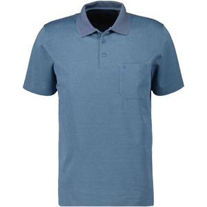 RAGMAN - Poloshirt - Blauw - Korte Mouwen - Regular Fit