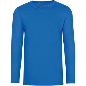 TRIGEMA Dames Longsleeve blauw, Effen