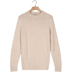 Thomas Maine Trui ronde halsecru, Effen