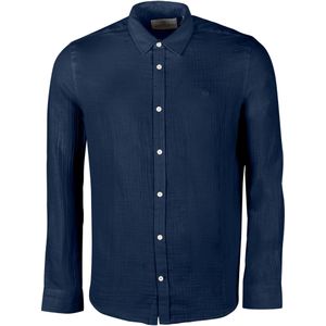 Kronstadt Overhemd marine, Effen