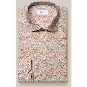 ETON Overhemd rood/wit, Paisley