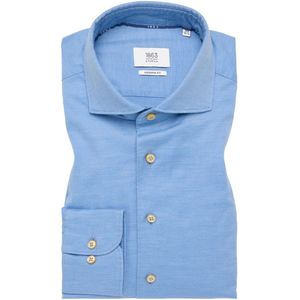 ETERNA 1863 Overhemd blauw, Effen