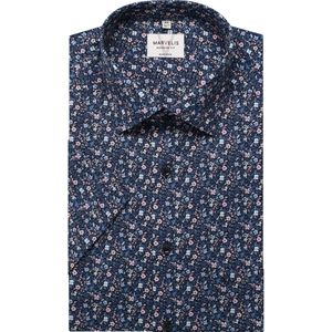 Marvelis Overhemd Korte mouw marine