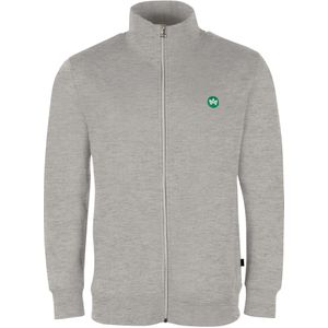 Kronstadt Sweatjacket lichtbruin, Effen