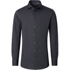 Venti Overhemd antraciet, Bedrukt