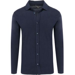 Marvelis Casual Modern Fit Jersey shirt marine, Effen