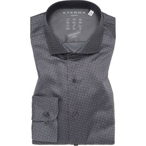 Overhemden - Grijs - Knoopsluiting - Lange Mouwen - EASY IRON