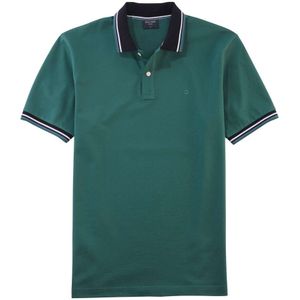 OLYMP Casual Regular Fit Polo shirt Korte mouw groen