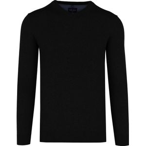 Marvelis Casual Trui V-hals zwart, Effen