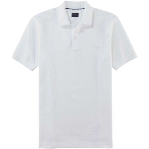 OLYMP Casual Regular Fit Polo shirt Korte mouw wit