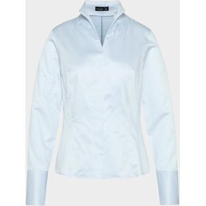 van Laack Dames Overhemd blauw, Gestreept