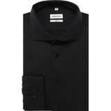 Seidensticker - Businessoverhemd - Grijs - Slim 1/1 Kentkraag - Lange Mouwen