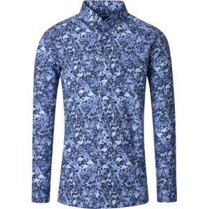 Redmond Overhemd blauw, Bedrukt