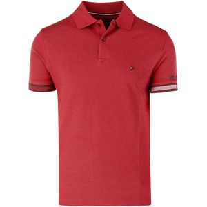 Tommy Hilfiger Slim Fit Polo shirt Korte mouw rood