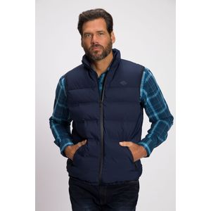 JP1880 Gewatteerd vest donkerblauw, Effen