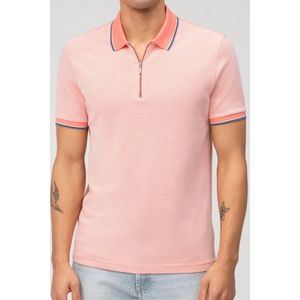 OLYMP Casual Polo shirt Korte mouw koraal
