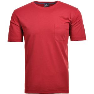 RAGMAN Softknit T-Shirt ronde hals aardbei, Effen