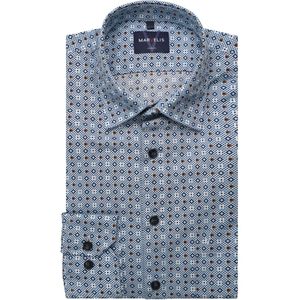 Marvelis Casual Regular Fit Overhemd blauw, Motief