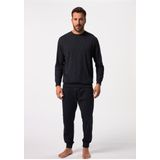JP1880 pyjama donkerblauw, Print